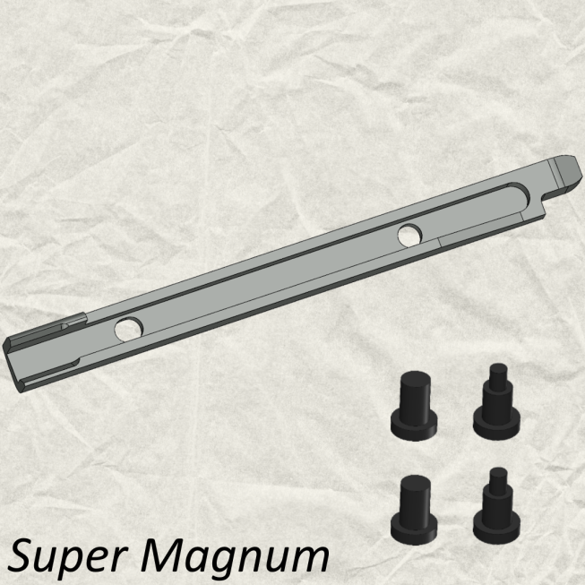 Remington 870 - ejector and rivets (RH 12g, Super Magnum 3.5")